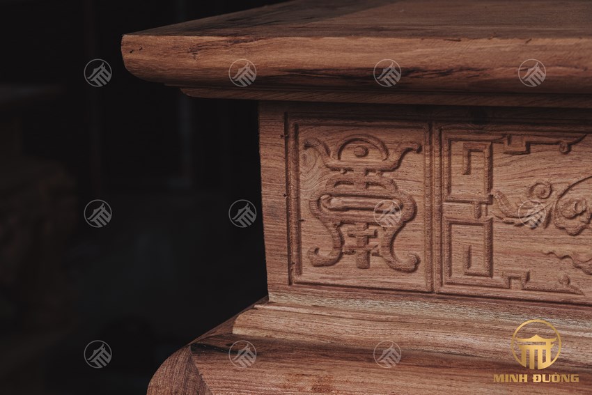Bàn thờ gỗ | Ban thờ triện Như Ý Phúc Lộc Thọ