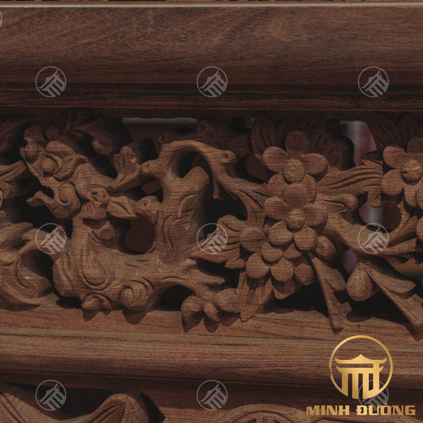 Bàn thờ gỗ | Sập thờ Phúc Mai Tài Thọ