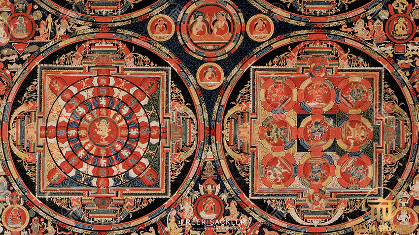 Tranh trúc chỉ Mandala, ý nghĩa tranh Mandala
